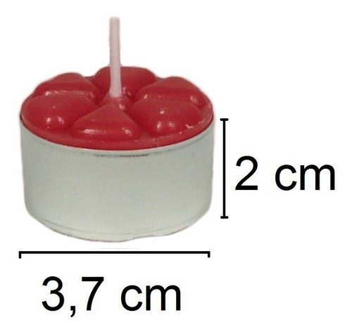 30 Velas Aromáticas Morango Aromatizada Dia Dos Namorados
