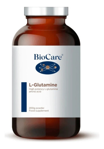 Biocare - L-glutamina En Polvo 200gr Sabor Sin sabor