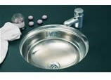 Imagen 3 de 3 de Bacha Redonda Simple Baño 30 Cm Acero Liso O300 L Johnson