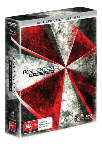 Resident Evil  6 Movie Collection Box Blu-ray