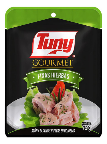 5 Pzs Tuny Lomo De Atun A Las Finas Hierbas Gourmet 75gr