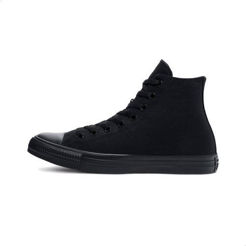 Tenis Converse All Star Chuck Taylor Classic High Top color black monochrome - adulto 3.5 US