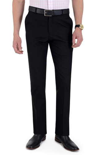 Yale Pantalón Vestir Sin Pinza Cintura Ajustable Classic Fit