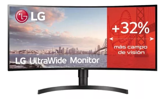 Monitor LG 34 Ultrawide 21:9 34wl85c-b Qhd Curvo