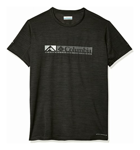 Columbia Men Alpine Chill Zero Graphic Short Sleeve Black