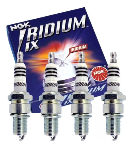 Jogo Velas Iridium Ix Ngk Fiat 147 1050 1300 1987 1988 1989