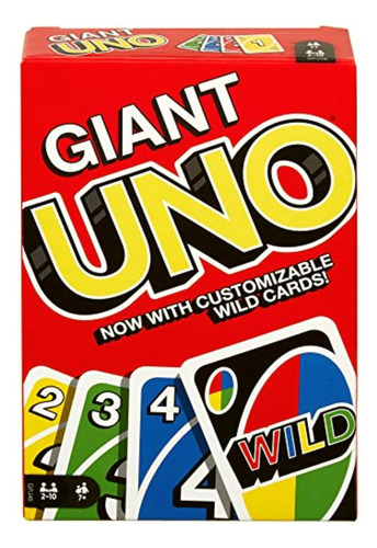Mattel Games Uno: Classic Giant Uno, Multicolor