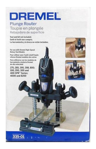 Imagen 3 de 8 de Base Para Fresar Aditamento P/minitorno Dremel 335-01 - Fdn
