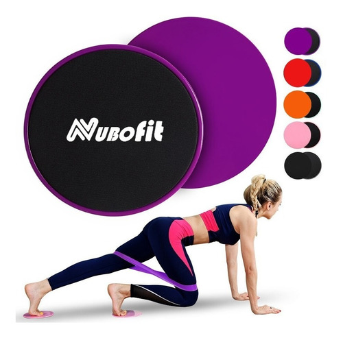 Set 2 Discos Deslizantes Entrenamiento Yoga Gym Fitness