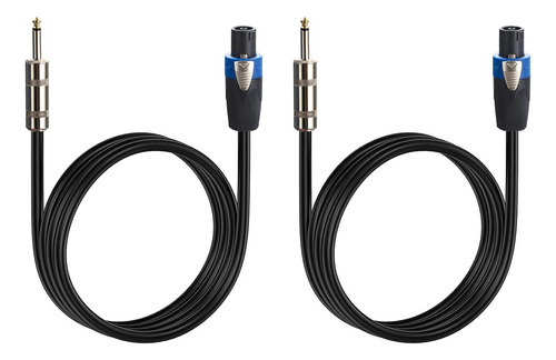 Exoton Paquete De 2 Cables De Altavoz Speakon De 50 Pies A M