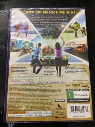 Kinect Rush Uma Aventura Disney Pixar - Jogo Usado Xbox 360