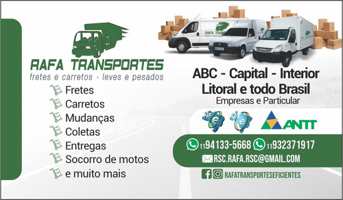 Fretes E Carretos Mudanças Em Geral