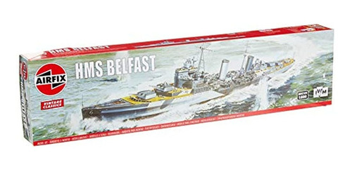 Airfix Hms Belfast 1: 600 Clásicos De La Vendimia Militar Na