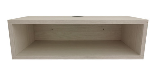 Imagen 4 de 8 de Repisa Flotante Moderna Cajón Para Equipos De Tv 50 X 25 Cm Color Teca Ártico