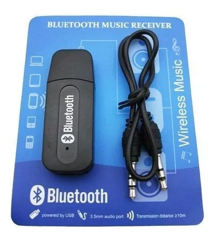 Receptor Bluetooth para Coche AUX USB - Adaptador para Coche Audio