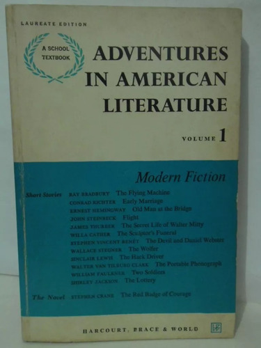 Adventures In American Literature Volume 1 - Modern Fiction 155n