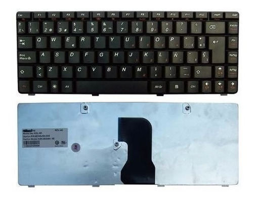 Teclado espanhol Lenovo G460 G465 G465a preto