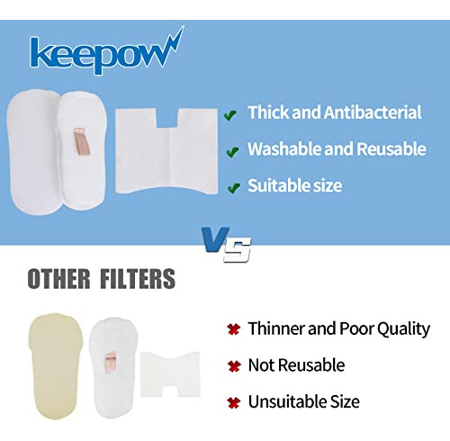 Filtro De Repuesto Keepow Para Shark Hz2002 Hz2000 Hz2, 4 Un