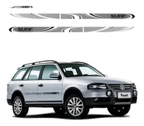 Comprar Kit Adesivo Faixa Compatível Saveiro Parati Surf 2011 R210 Cor FAIXAS LATERAL TRASEIRA SAVEIRO PARATI SURF 2011