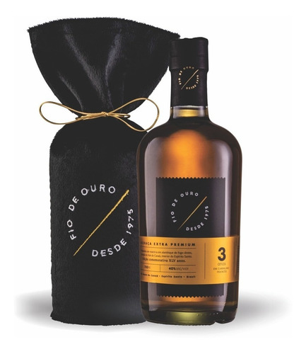 Cachaça Fio De Ouro Extra Premium 750ml Exclusive Edition