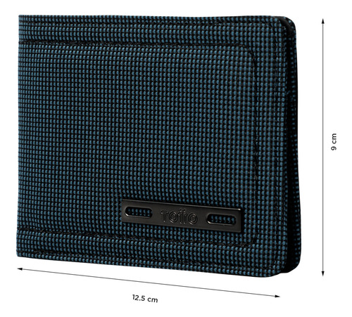 Billetera Y Tarjetero Hombre Canvas Con Rfid Blocker Totto