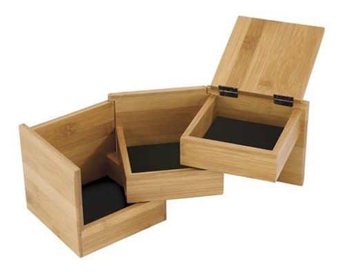 Joyas / Caja De Almacenamiento Umbra Tuck, Natural