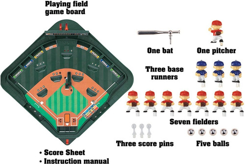 Juego De Mesa Super Estadio De Beisbol 2 Jugado