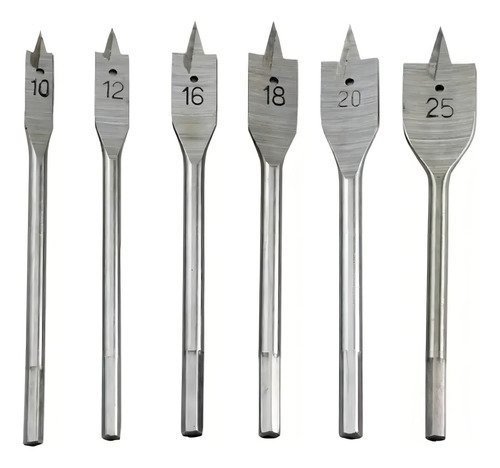 Broca para taladro y destornillador Truper PLANAS PARA MADERA