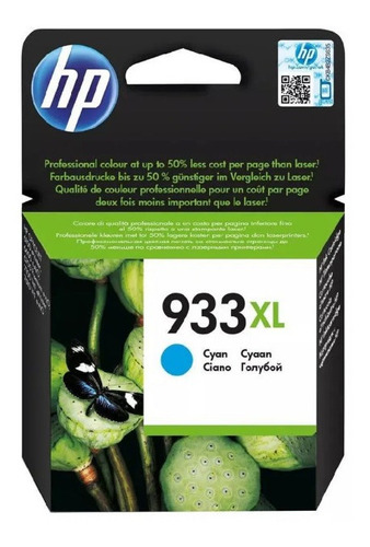 Cartucho Hp 933xl Cian Impresora Officejet 6100 6600 6700