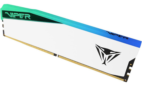 Memoria Ram Ddr5 Patriot 16gb 5600mhz Viper Rgb Blanco Cl36
