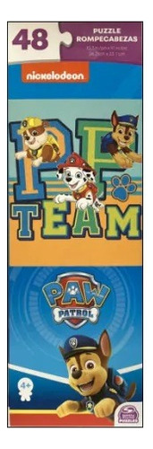 Rompecabezas Puzzle 48 Pcs Niños Niñas Paw Patrol Team