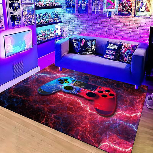 ~? Luckylei Teen Boys Carpets Printed Gamepad Living Room Ma