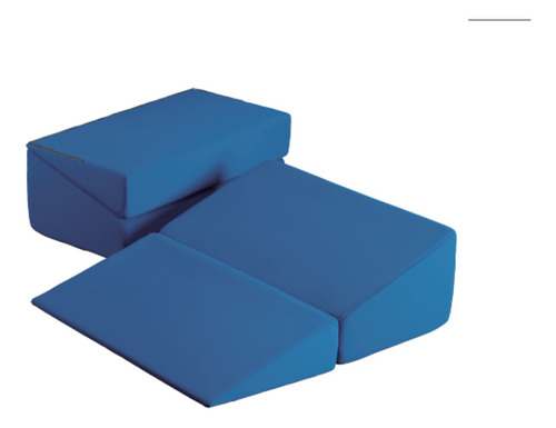 Cojin Antireflujo Theramaster M Color Azul Diseño De La Tela Zipper Removible Aterciopelado