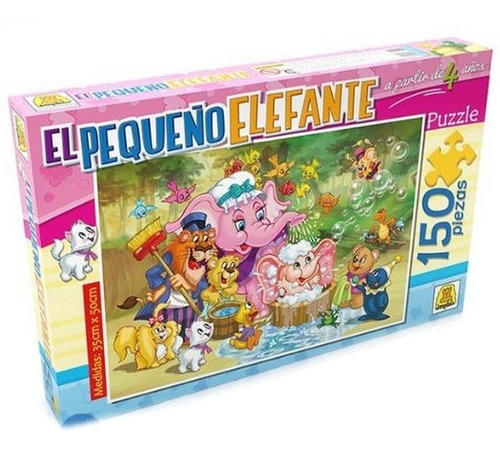 Puzzle 150 Piezas El Pequeño Elefante Rompecabezas Implas