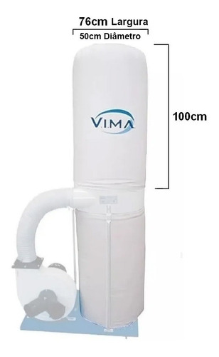 Imagem 2 de 4 de Conjunto De Saco Para Coletor De Pó Cp2 E Cp3 Vima