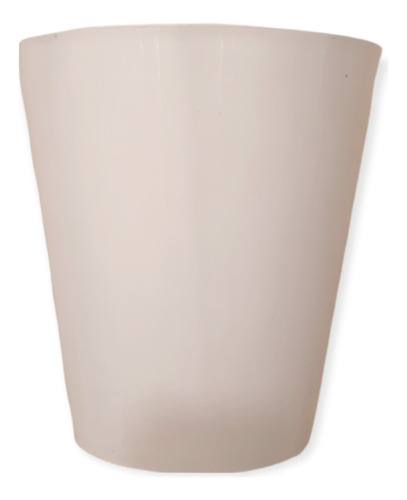 Maceta Plastico Conica Premium T.a Plastic N16 Color Blanco