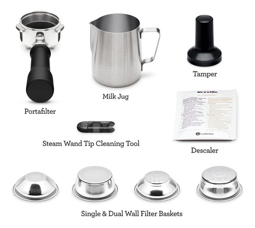 Cafetera Espresso Breville Bambino, 47 Onzas Líquidas, Ace..