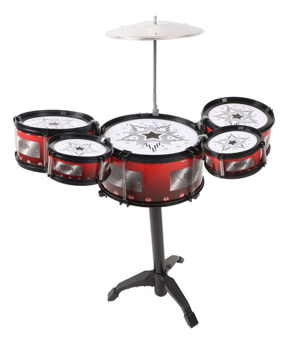 Batería Rock Jazz Instrumento Musical Bajo Set De Percusión