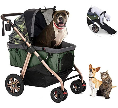 Cochecito De Viaje Suv Hpz Pet Rover Titan-hd Premium De Gra