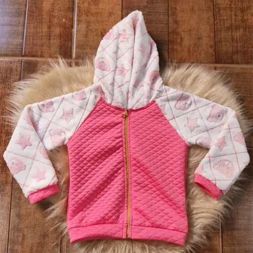 Casaco Infantil Menina Menino Jaqueta Tedy Matelass Luxo