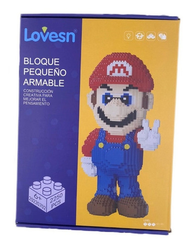 Bloques Armables Super Mario Bros Rompecabezas 3d