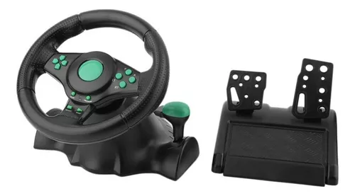 Controle Volante Gamer Pedal Cambio Para Ps3 Ps2 Xbox 360 Pc