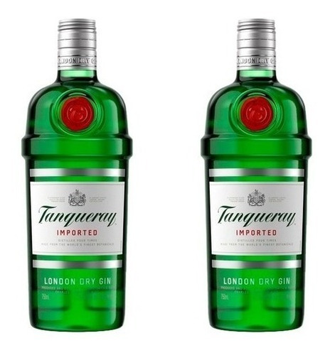 Pack X2 Botellas Tanqueray London Dry Gin X700ml. Inglaterra