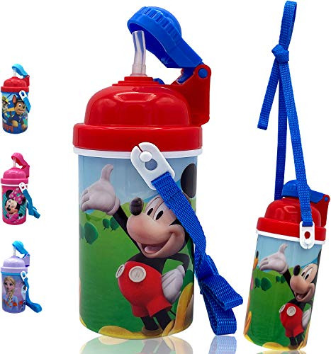 Zak Designs Disney Classic Mickey - Botellas De Agua Con Cor
