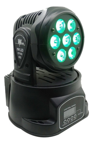 Cabeza Móvil Robot 7 Led Dmx Fiesta Disco