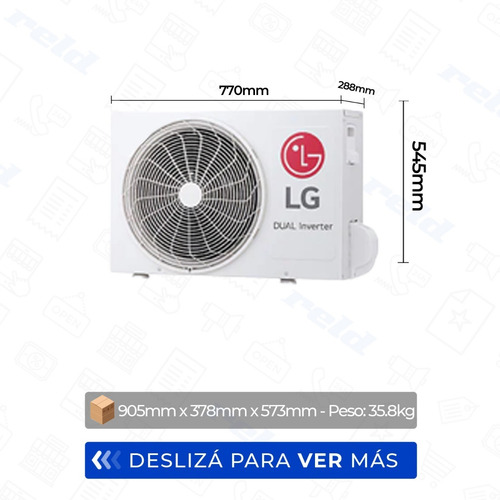 Aire Acondicionado LG Inverter Artcool 3000 Frigorías Color Negro