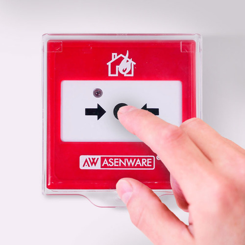 Avisador De Incendio Manual Convencional 24 Vcc Led Rojo