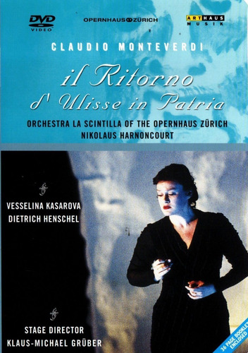 Dvd Monteverdi - Il Ritorno D´ulisse In Patria - Digipack