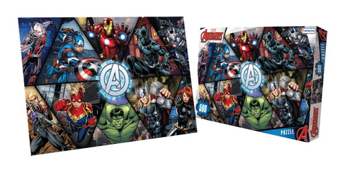 Imagen 1 de 1 de 500 Pzas Avengers Rompecabezas Juego Cuarentena Niños Puzzle