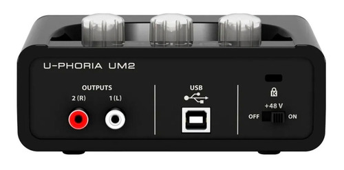 Imagem 4 de 5 de Interface De Áudio Behringer U-phoria Um2 Usb